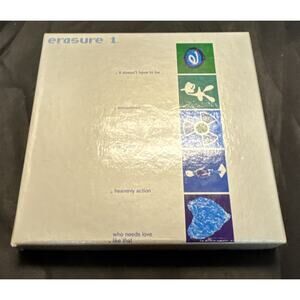Erasure 1 Singles EBX1 Box Set Vol.1 CD 5 Disc Set Complete Booklet Case By Mute